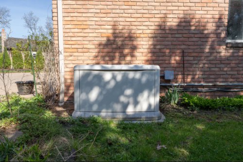 Residential generator has been professionally serviced and is ready to power your home